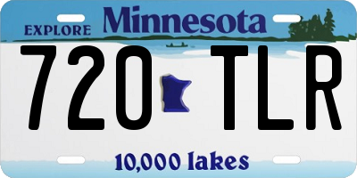 MN license plate 720TLR