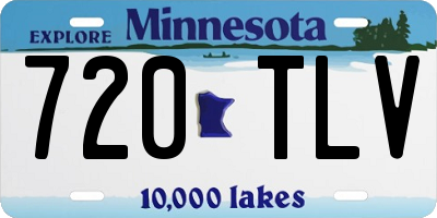 MN license plate 720TLV
