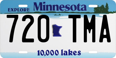 MN license plate 720TMA