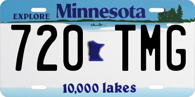 MN license plate 720TMG