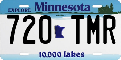 MN license plate 720TMR