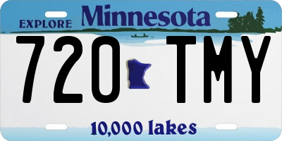 MN license plate 720TMY