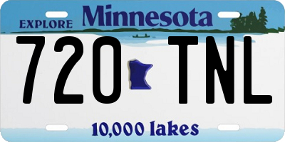MN license plate 720TNL