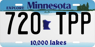 MN license plate 720TPP