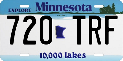 MN license plate 720TRF