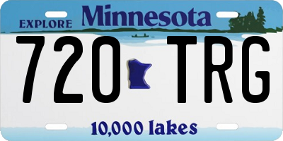MN license plate 720TRG