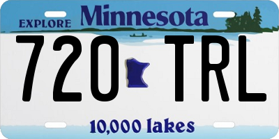 MN license plate 720TRL