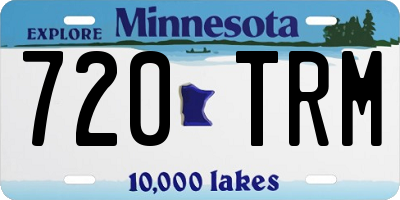 MN license plate 720TRM