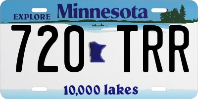 MN license plate 720TRR