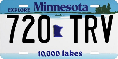 MN license plate 720TRV