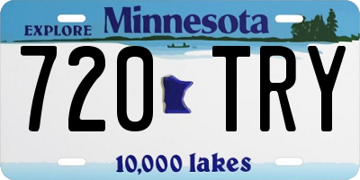 MN license plate 720TRY