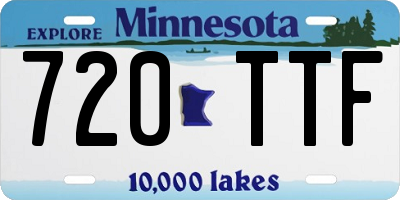 MN license plate 720TTF