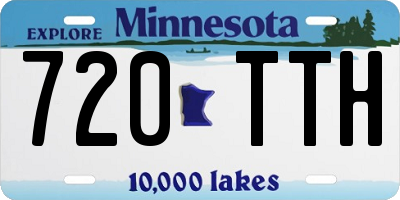 MN license plate 720TTH