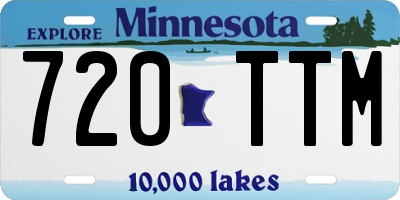 MN license plate 720TTM