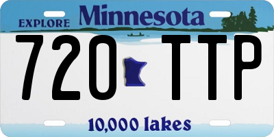 MN license plate 720TTP