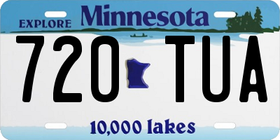 MN license plate 720TUA