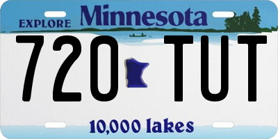 MN license plate 720TUT