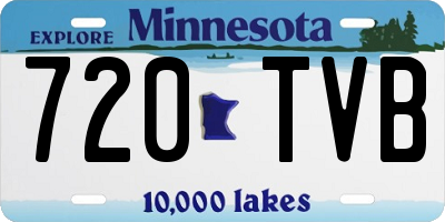 MN license plate 720TVB