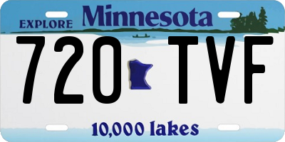 MN license plate 720TVF