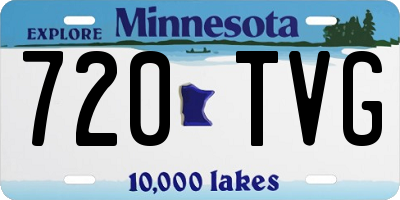MN license plate 720TVG