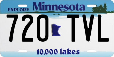 MN license plate 720TVL