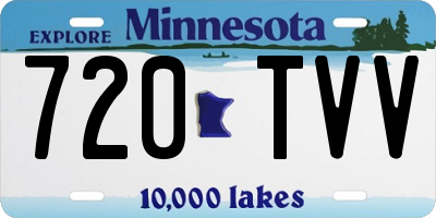 MN license plate 720TVV