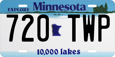 MN license plate 720TWP