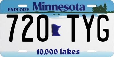 MN license plate 720TYG