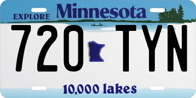 MN license plate 720TYN