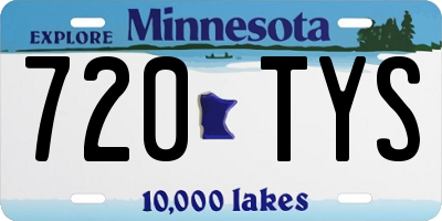 MN license plate 720TYS