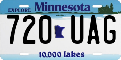 MN license plate 720UAG