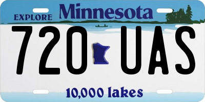 MN license plate 720UAS