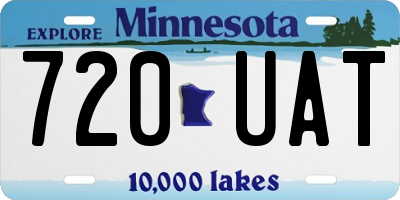MN license plate 720UAT