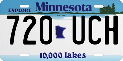 MN license plate 720UCH