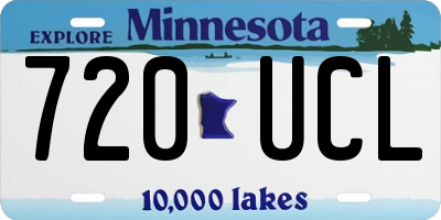 MN license plate 720UCL