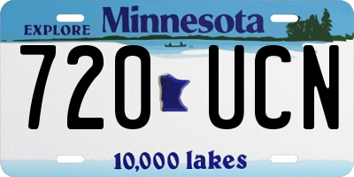MN license plate 720UCN