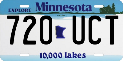 MN license plate 720UCT