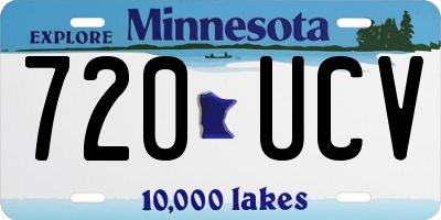 MN license plate 720UCV