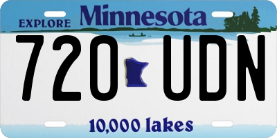 MN license plate 720UDN