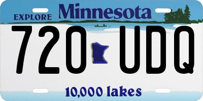 MN license plate 720UDQ