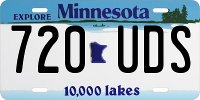 MN license plate 720UDS