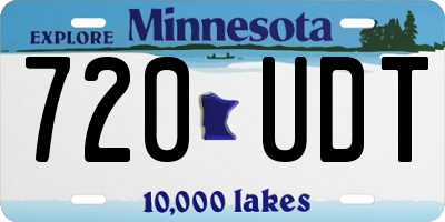 MN license plate 720UDT