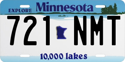 MN license plate 721NMT