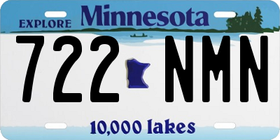 MN license plate 722NMN