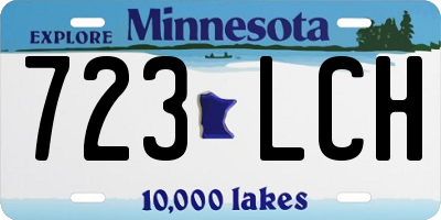 MN license plate 723LCH