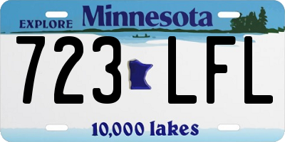 MN license plate 723LFL