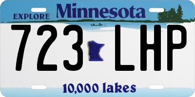 MN license plate 723LHP