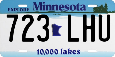 MN license plate 723LHU