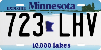 MN license plate 723LHV