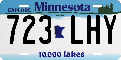 MN license plate 723LHY
